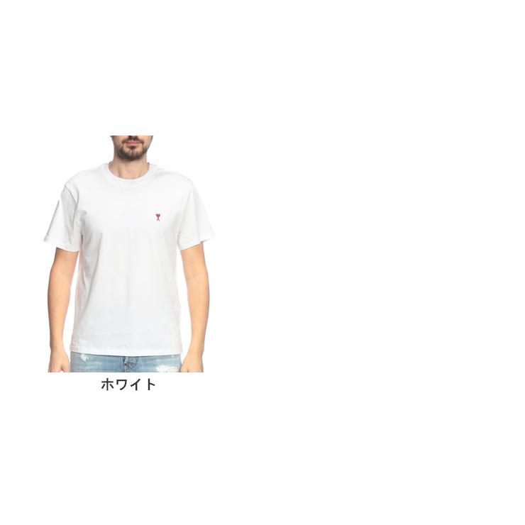 AMI PARIS Tシャツ ホワイト 半袖 AMI Alexandre Mattiussi ami paris アミパリス Tシャツ AMI DE COEUR