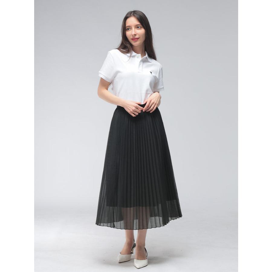 アミパリス メンズ ポロシャツ 半袖 AMI PARIS 胸ロゴ コットン ポロシャツ Ami de Coeur AMHPL411760 ブランド トップス ホワイトの画像