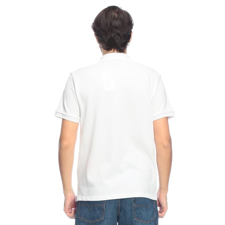 アミパリス メンズ ポロシャツ 半袖 AMI PARIS 胸ロゴ コットン ポロシャツ Ami de Coeur AMHPL411760 ブランド トップス ホワイトの画像
