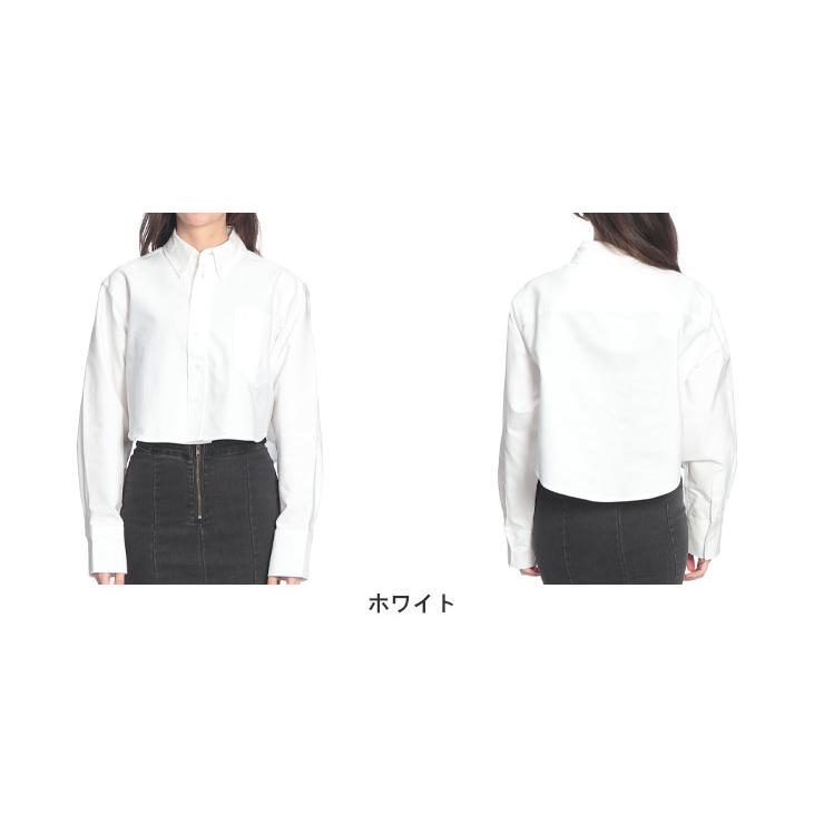 AMI PARIS クロップドシャツ AMI PARIS (アミパリス ) カラーコットンツイル クロップド デニム