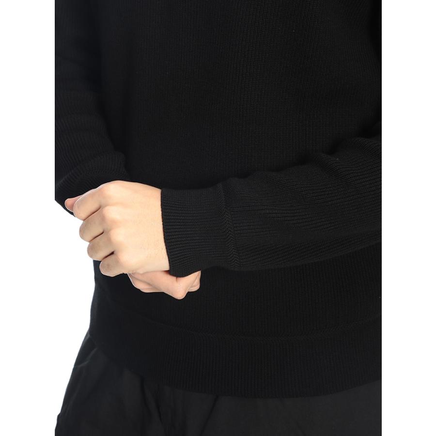 ストーンアイランド STONE ISLAND メンズ ニット 長袖 リブコットン ハーフジップ プルオーバー SI5100124S00D8 ブランド トップス セーター ハイネック 秋 冬の画像