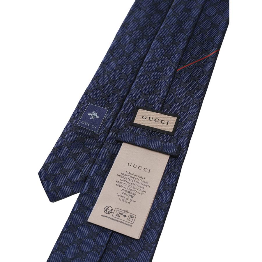 GUCCI（グッチ） メンズ ネクタイ シルク100％ GGロゴ タイ