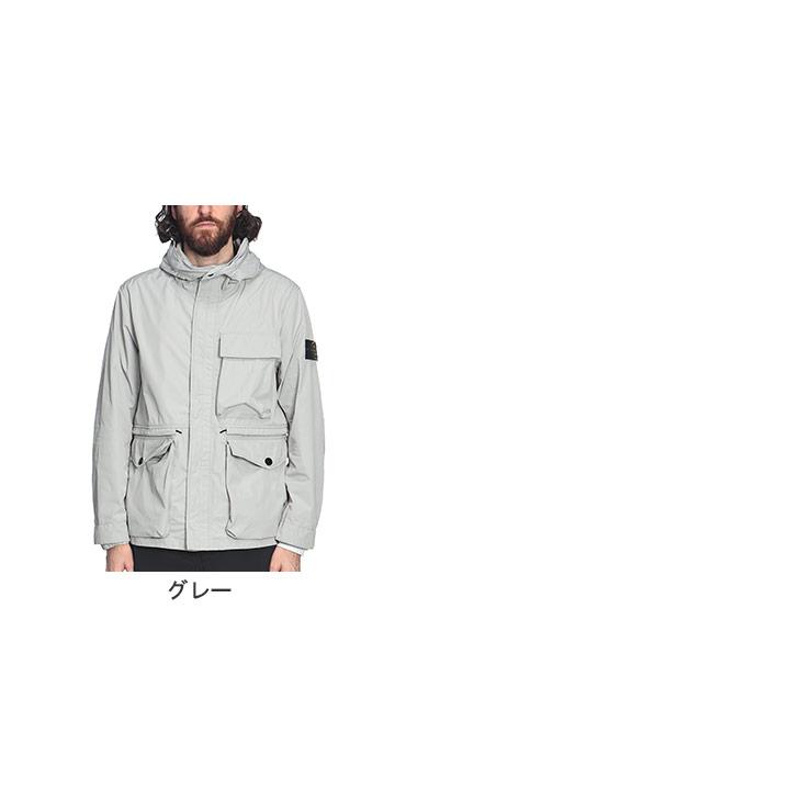 ストーンアイランド STONE ISLAND メンズ ナイロン パーカー ジャケットMICRO TWILL マイクロ ツイル フード ブルゾン SI4100032S0026 ブランド アウターの画像