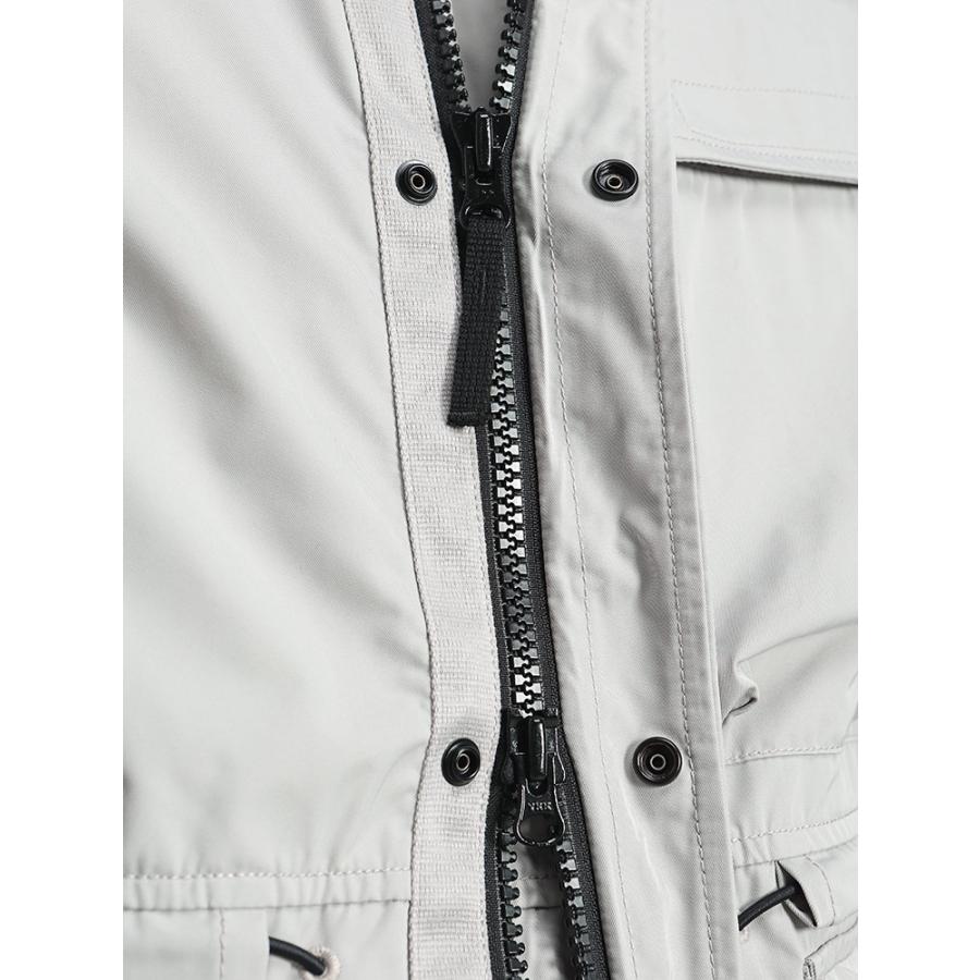 ストーンアイランド STONE ISLAND メンズ ナイロン パーカー ジャケットMICRO TWILL マイクロ ツイル フード ブルゾン SI4100032S0026 ブランド アウターの画像