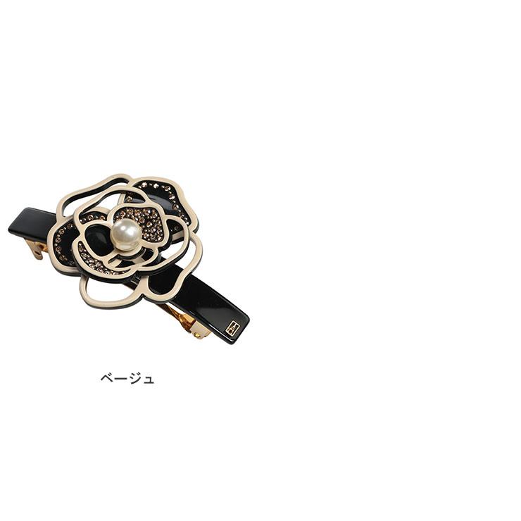 アレクサンドル ドゥ パリ ALEXANDRE DE PARIS レディース バレッタ ADPAA818493スワロフスキー カメリア ヘアクリップ ブランド アクセサリーの画像