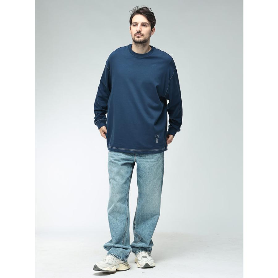 AMI Alexandre Mattiussi アミパリス メンズ Tシャツ AMI PARIS 長袖