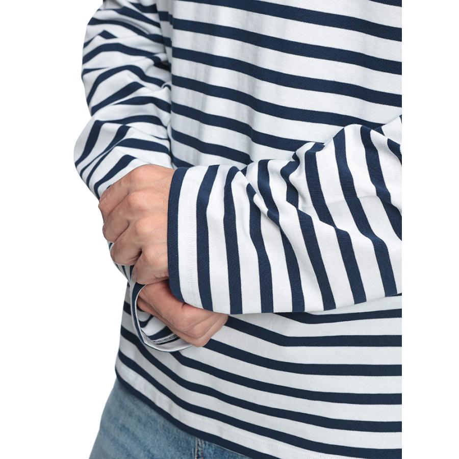 AMI PARIS アミパリス ロゴ ボーダー 長袖 Tシャツ メンズ 【公式通販】