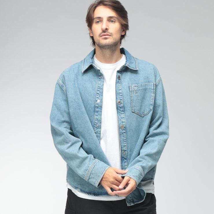 AMI Alexandre Mattiussi アミパリス AMI PARIS メンズ オーバーシャツ