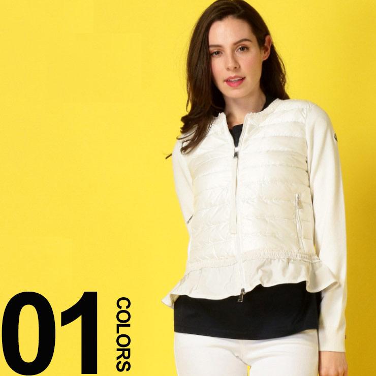 モンクレール Moncler ニットダウン フルジップ フリル コットンニット ブランド レディース アウター ダウン ノーカラー ショート Mclv9000 12 ゼンオンライン 通販 Yahoo ショッピング