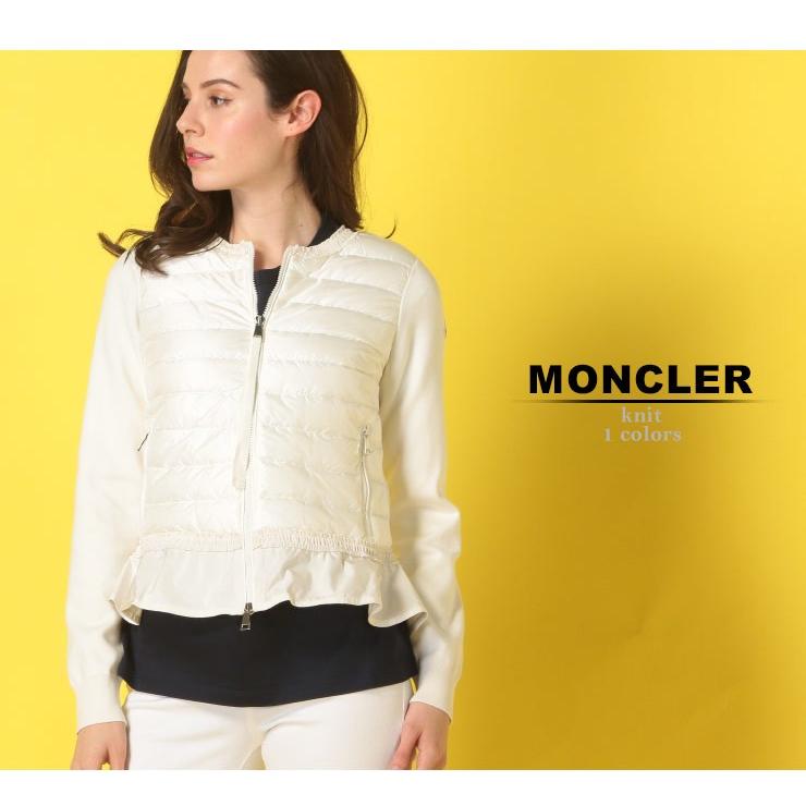モンクレール Moncler ニットダウン フルジップ フリル コットンニット ブランド レディース アウター ダウン ノーカラー ショート Mclv9000 12 ゼンオンライン 通販 Yahoo ショッピング