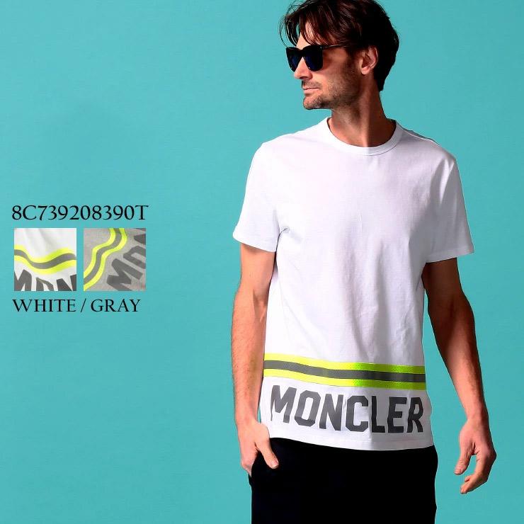 モンクレール メンズ Tシャツ 半袖 Moncler ロゴ プリント フラッシャー クルーネック ブランド トップス プリントt ロゴt Mc8ct ゼンオンライン 通販 Yahoo ショッピング