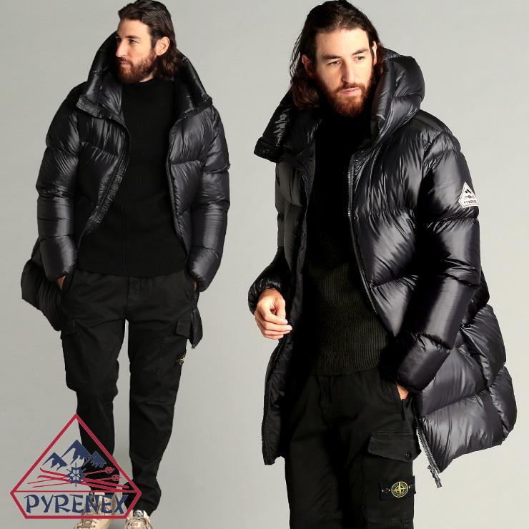 ピレネックス メンズ ダウンジャケット Pyrenex 撥水 フード フルジップ ライトダウン ブランド アウター ブルゾン パーカー 軽量 ナイロン ミドル丈 Pnhmo032 ゼンオンライン 通販 Yahoo ショッピング