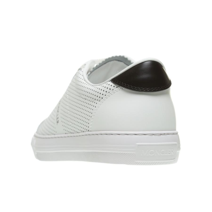 MONCLER（モンクレール） ロゴ パンチング レザー ローカット