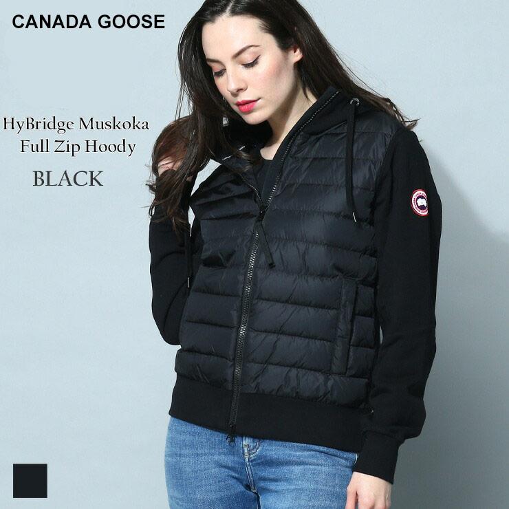 カナダグース ダウンジャケット CANADA GOOSE パーカー レディース HyBridge Muskoka Full Zip Hoody  ブランド ジャケット 大きいサイズあり 黒 CGL6840W : 3402201673 : ゼンオンライン - 通販 - Yahoo!ショッピング