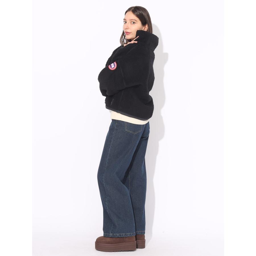 カナダグース ボアフリースパーカー AINSWORTH HOODY ブラック L CANADA GOOSE（カナダグース） アウター レディース ボアジャケット