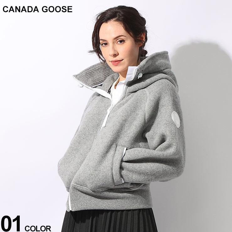 CANADA GOOSE (カナダグース) ウール ディスクロゴ フルジップ 