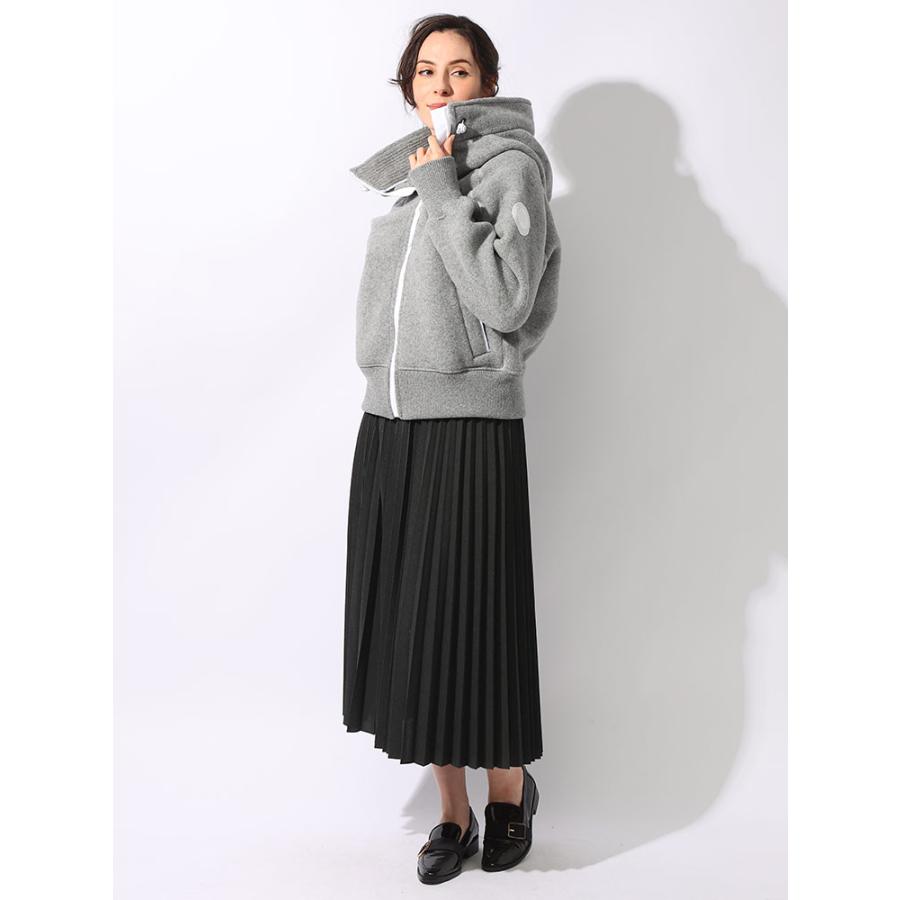 CANADA GOOSE (カナダグース) ウール ディスクロゴ フルジップ  