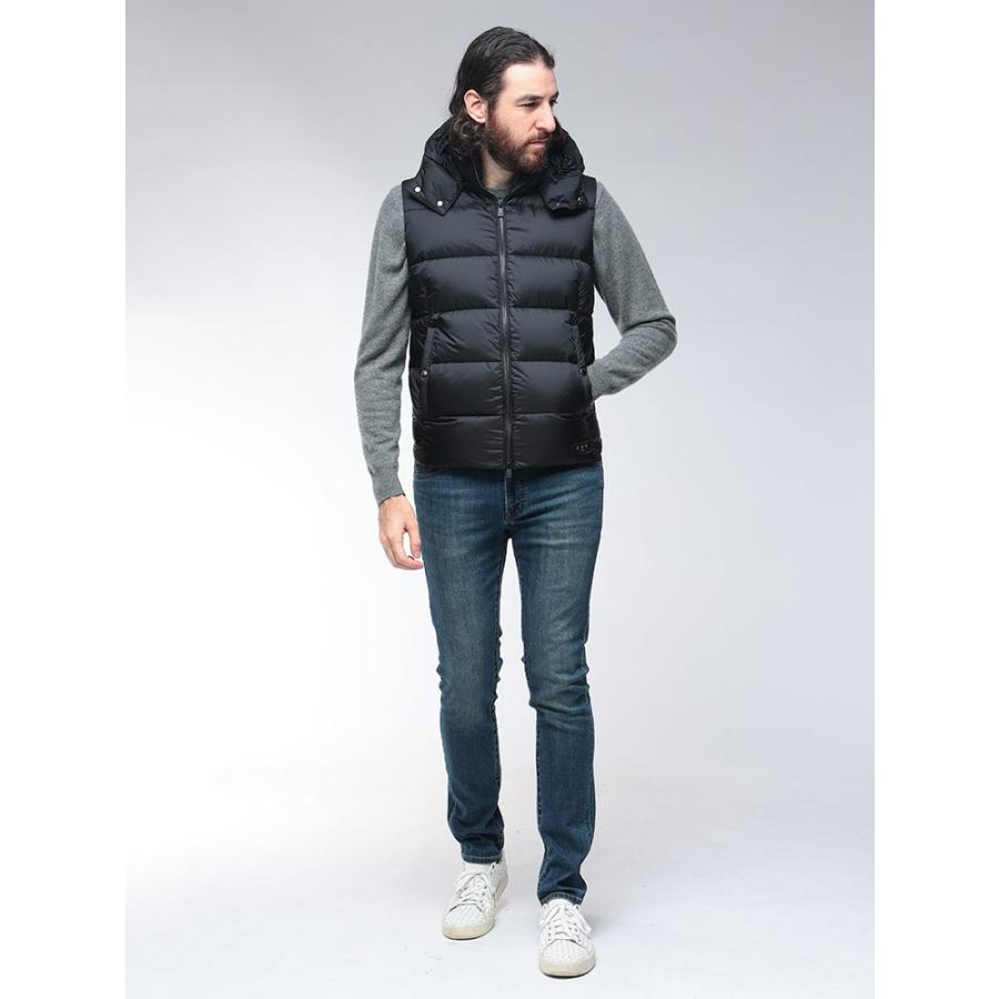 TATRAS タトラス ダウンベスト アウター メンズ フード着脱 フルジップ