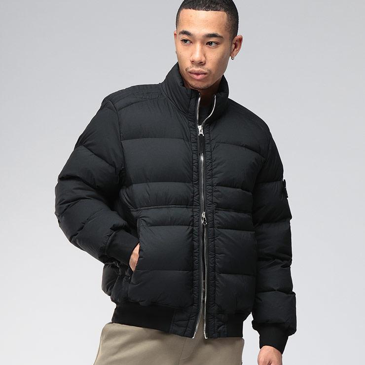 STONE ISLAND（ストーン アイランド） ダウン ブルゾン メンズ ロゴ