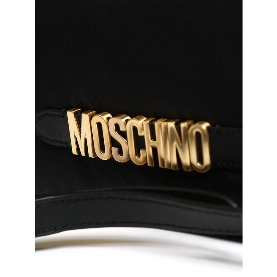 モスキーノ レディース バッグ MOSCHINO ロゴ ジップ ショルダーバッグ 