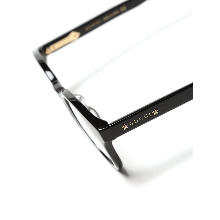 グッチ メガネフレーム GUCCI 伊達メガネ ロゴ ラウンド スター アイウェア セルフレーム ブランド メンズ レディース 黒縁 丸メガネ ボストン GC0350OA001 