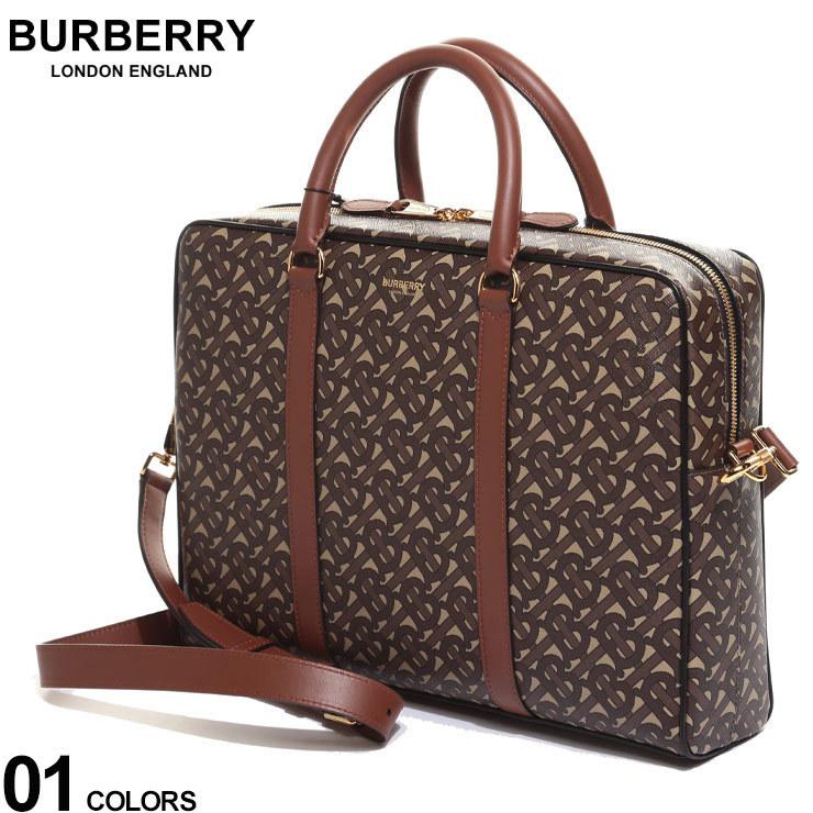 バーバリー バッグ Burberry Eキャンバス レザー 2way ブリーフケース ブランド メンズ 鞄 ビジネス ロゴ ブリーフバッグ サステナブル ゼンオンライン 通販 Yahoo ショッピング