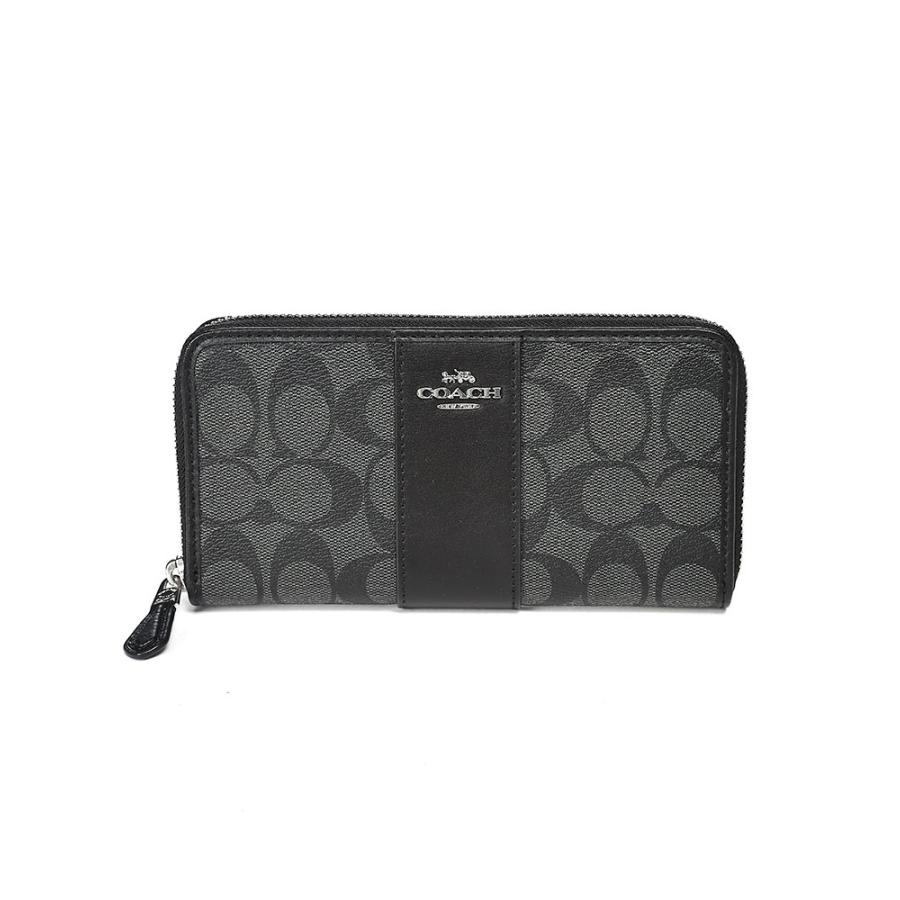 COACH（コーチ） 長財布 レディース ロゴ ラウンドジップ CO54630SVDK6
