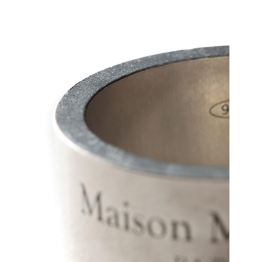 メゾン マルジェラ Maison Margiela パラジウム ロゴ リング 8mm メンズ MESM1UQ0082の画像