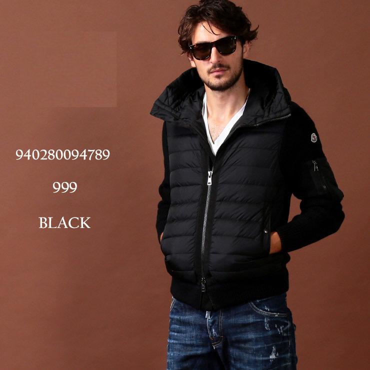 モンクレール ダウン メンズ Moncler ニット ダウンジャケット ロゴ パーカー フード ブランド アウター ニットダウン 黒 Mc 15 ゼンオンライン 通販 Yahoo ショッピング
