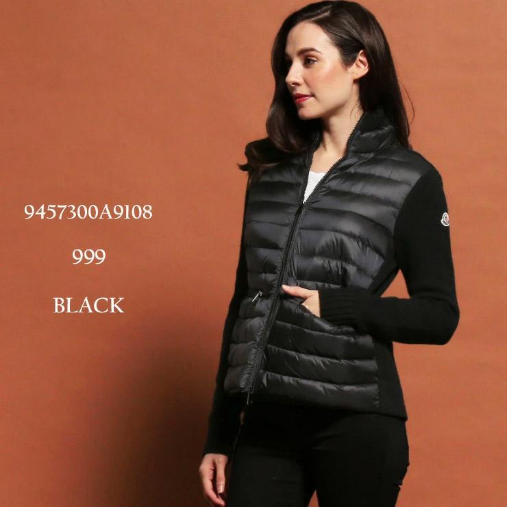 モンクレール ダウン レディース Moncler ニットダウン スタンドカラー ニット Black ブランド レディース アウター ダウン ウール Mcla9108 15 ゼンオンライン 通販 Yahoo ショッピング