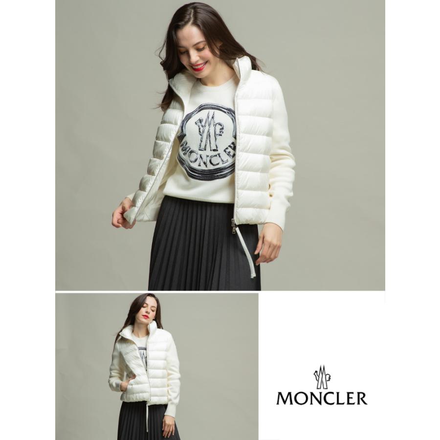 MONCLER モンクレール スタンドカラー ニット ダウンジャケット MONCLER モンクレール スタンドカラー ニット ダウンジャケット