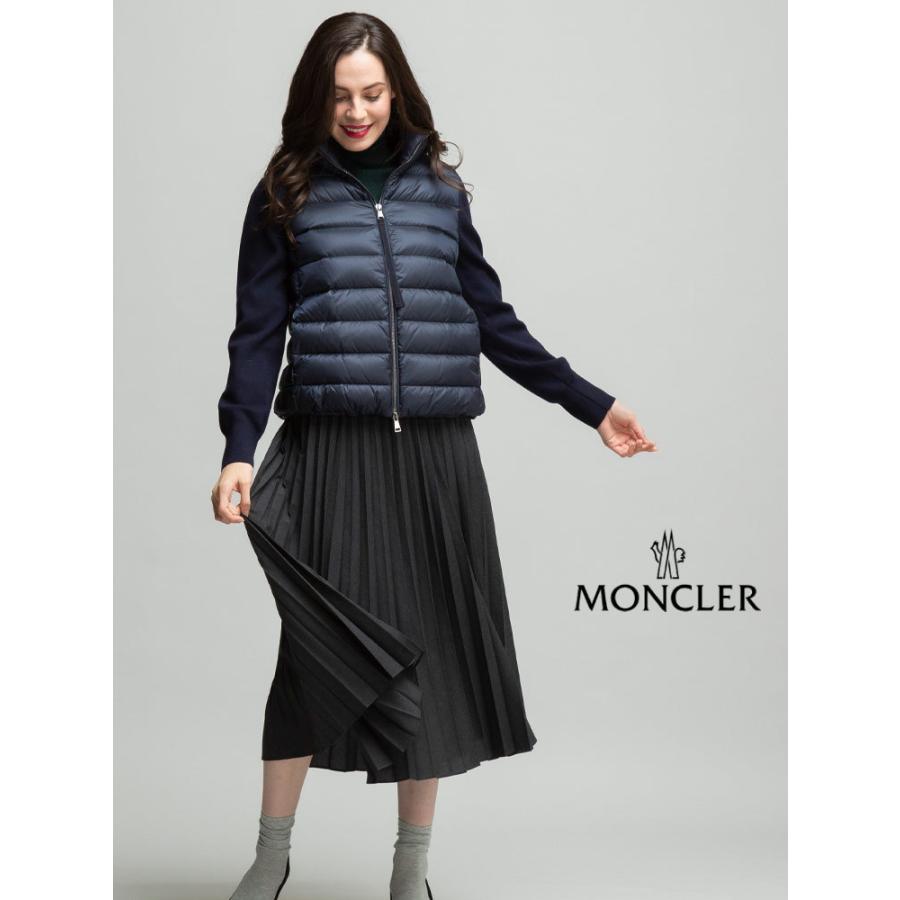 MONCLER モンクレール スタンドカラー ニット ダウンジャケット MONCLER モンクレール スタンドカラー ニット ダウンジャケット