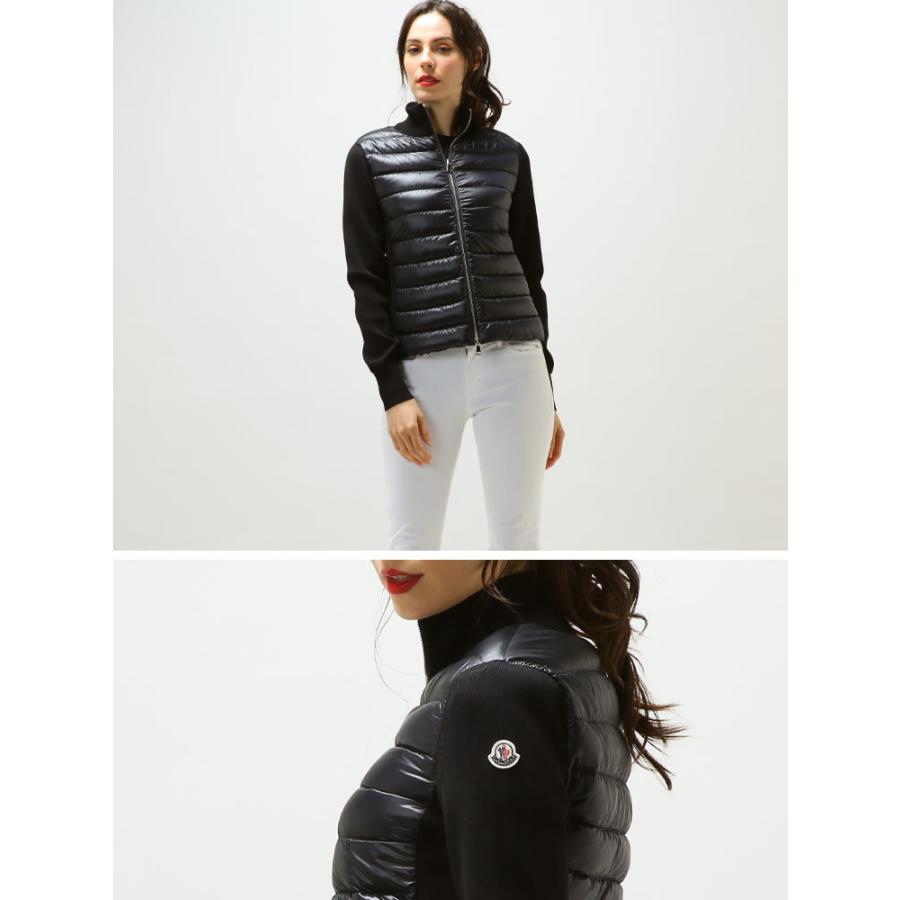 MONCLER モンクレール レディース ダウン ニット 切り替え MONCLER モンクレール レディース ダウン ニット 切り替え