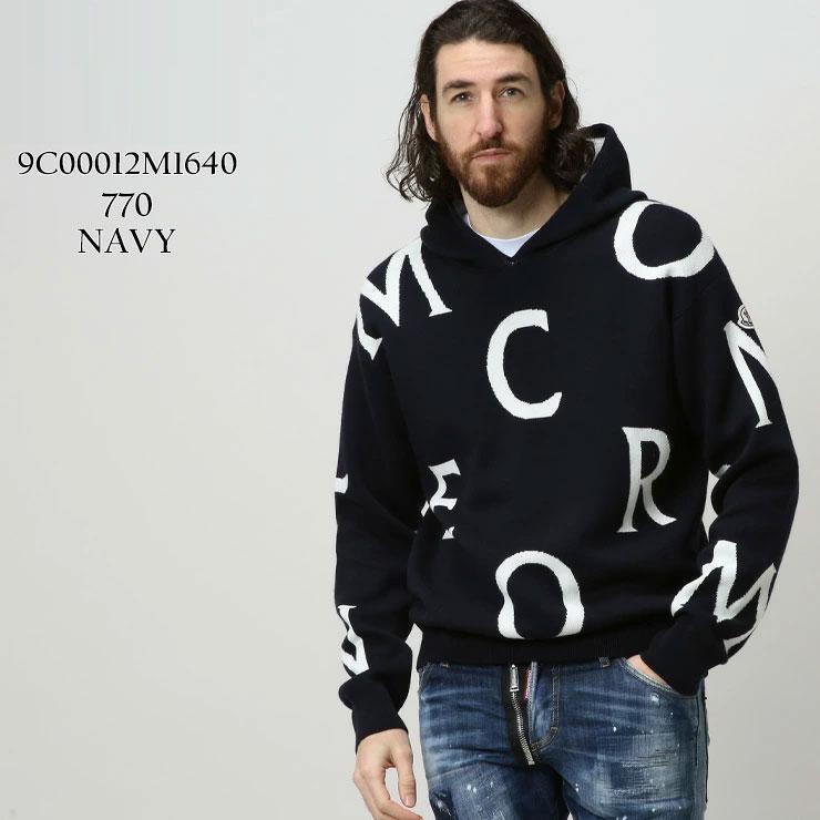 モンクレール メンズ パーカー Moncler ニット ロゴ プルオーバー フーディ パーカー ブランド Mc9cm1640 ゼンオンライン 通販 Yahoo ショッピング