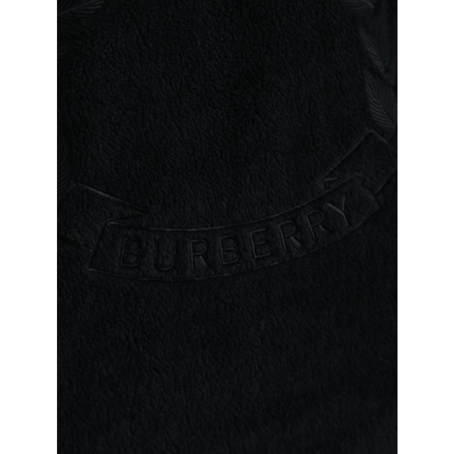 BURBERRY（バーバリー） パーカー フリース ボア メンズ 黒 クロ プル