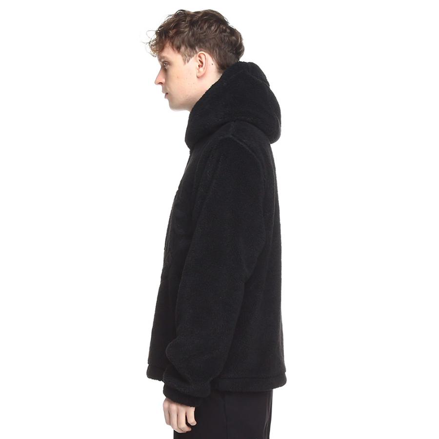 BURBERRY（バーバリー） パーカー フリース ボア メンズ 黒 クロ プル