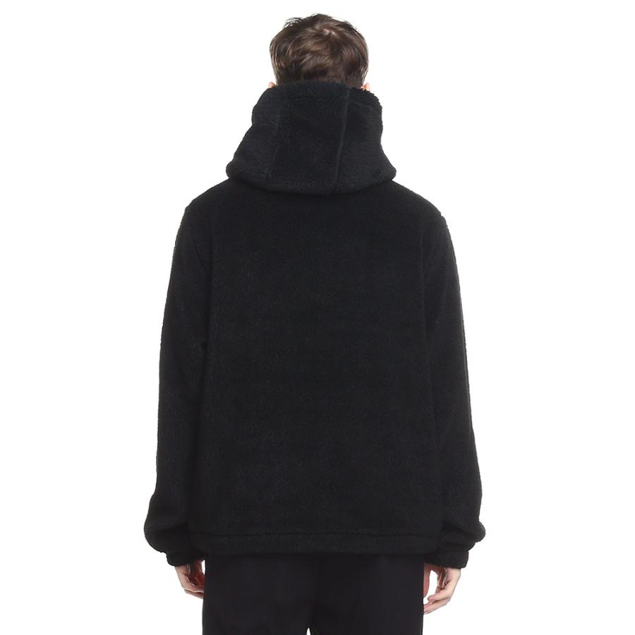 BURBERRY（バーバリー） パーカー フリース ボア メンズ 黒 クロ プル