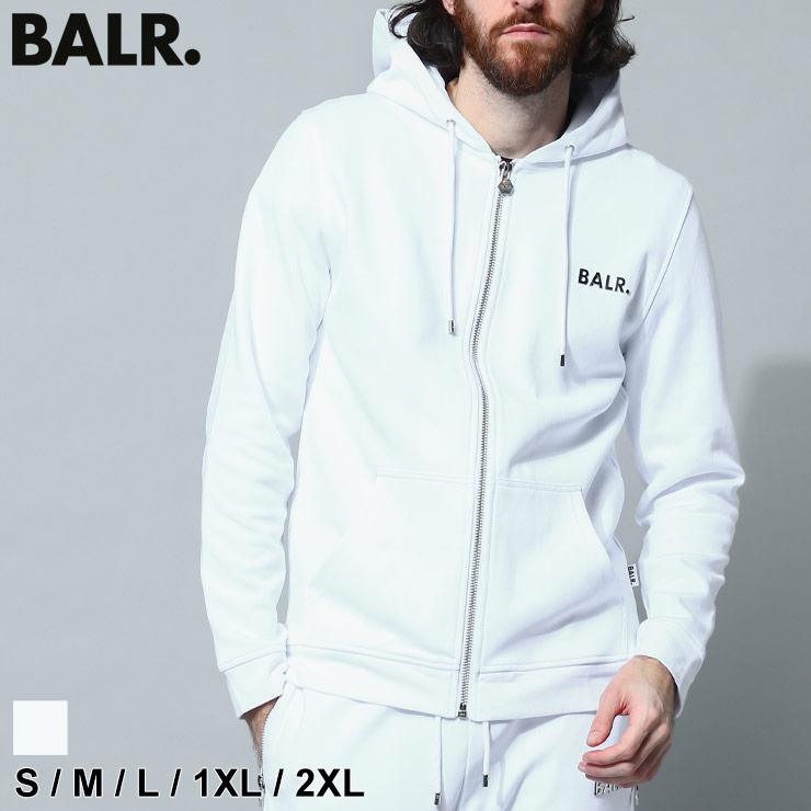 BALR. パーカー　ホワイト　XL BALR. ホワイト パーカー XLサイズ