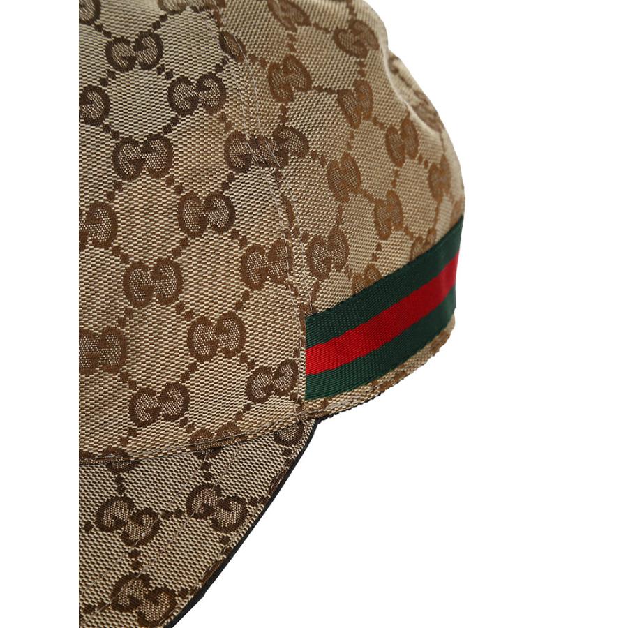 グッチ GUCCI キャップ 帽子 キャンバス GG総柄 ブランド ベースボールキャップ 調節可能 レディース GC200035KQWBG3S 2024_vt｜zen｜06