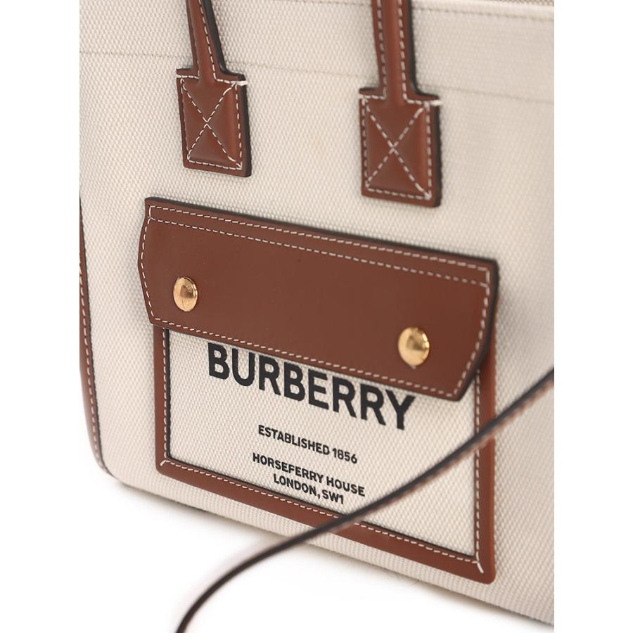 バーバリー BURBERRY バッグ レディース ショルダーバッグ キャンバス レザー ミニ フレヤトート ブランド 鞄 ギフト プレゼント BBL8044143 2024_vt｜zen｜07