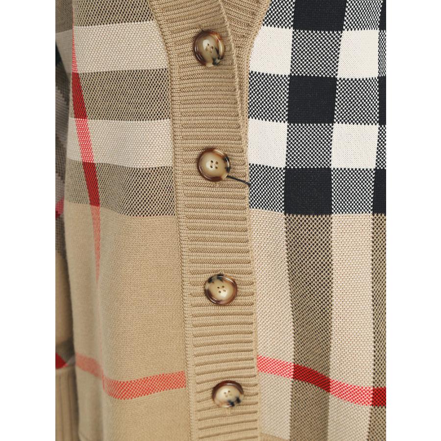 BURBERRY バーバリー カーディガン レディース チェック ウール BURBERRY バーバリー カーディガン レディース チェック ウール