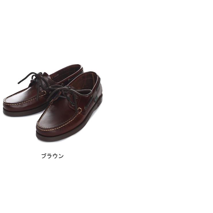 パラブーツ デッキシューズ Paraboot メンズ スリッポン モカシン BARTH ブランド シューズ 靴 革靴 レザー PB780001｜zen｜02