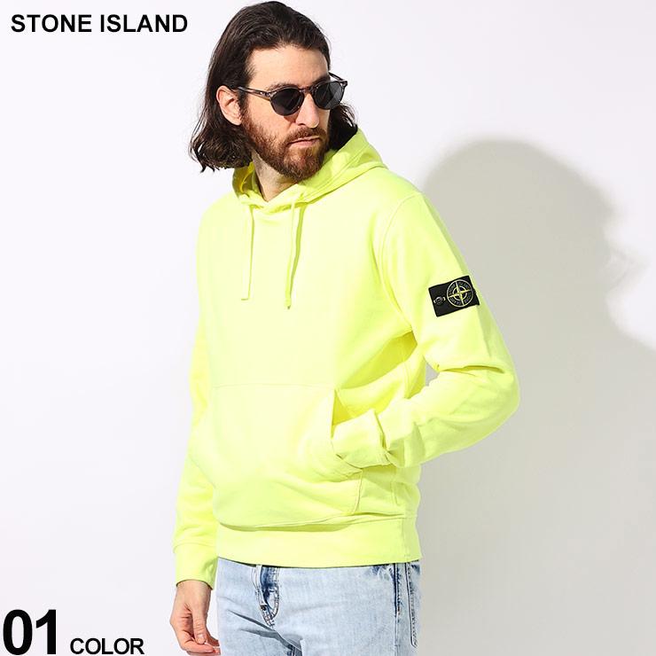 STONE ISLAND (ストーンアイランド) 裏毛 ロゴワッペン ポケット付き  