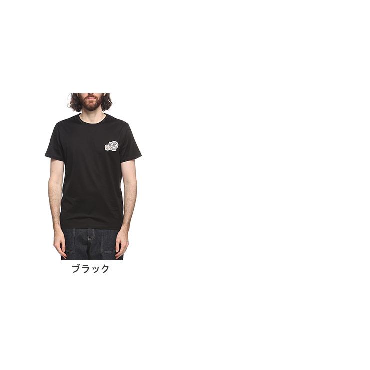 MONCLER (モンクレール) ダブルワッペン クルーネック 半袖 T MONCLER (モンクレール) ダブルワッペン クルーネック 半袖 T