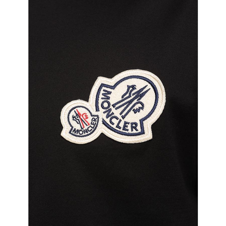 MONCLER (モンクレール) ダブルワッペン クルーネック 半袖 T MONCLER (モンクレール) ダブルワッペン クルーネック 半袖 T