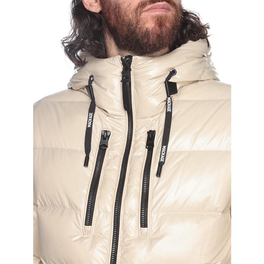 Mackage マッカージュ 撥水 ナイロン 胸ジッパーポケット ナノダウン