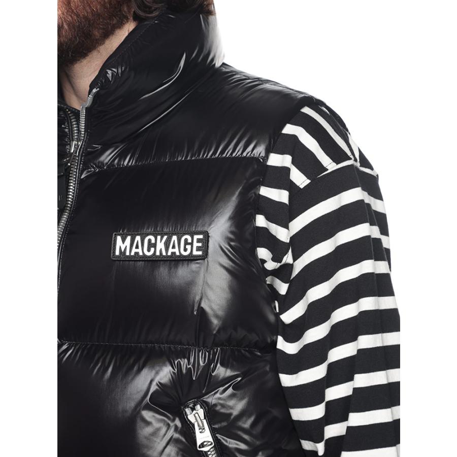 Mackage マッカージュ MACKAGE 撥水 ロゴパッチ ダウンベスト