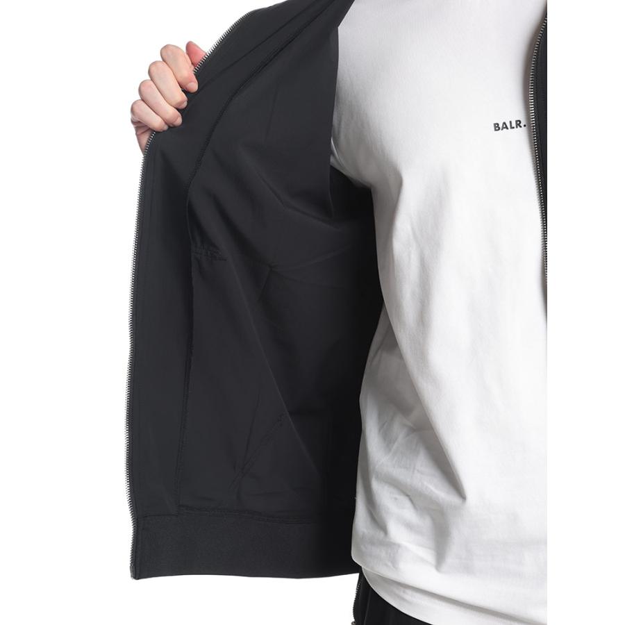 BALR.（ボーラー） メタリックロゴ フルジップ パーカー メンズ