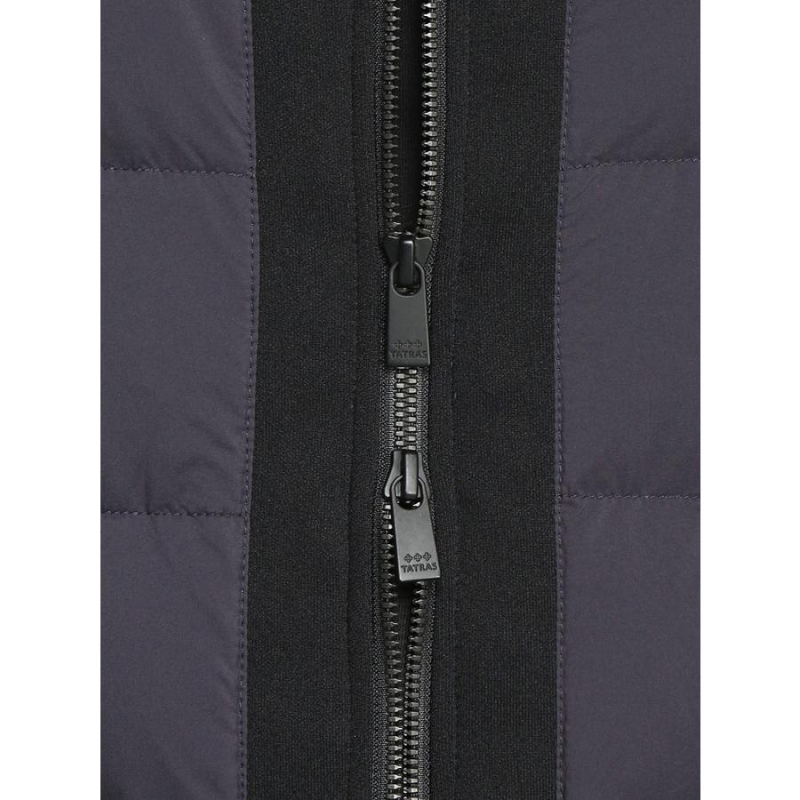 TATRAS（タトラス） フード着脱 フルジップ ダウン コンビパーカー