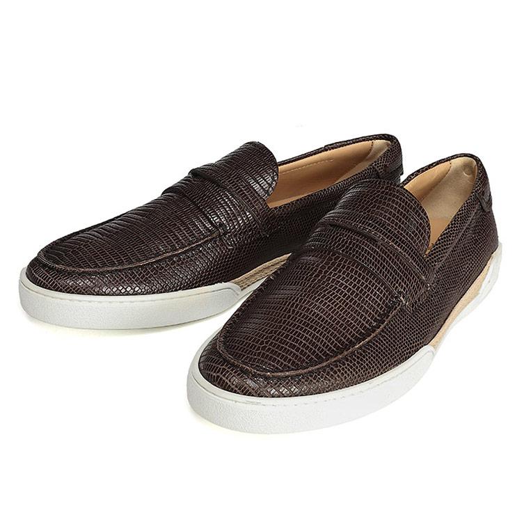 TOD'S トッズ【22.5】本革 ダブルT レザー ローファー スリッポン TOD´S トッズ【22.5】本革 ダブルT レザー ローファー スリッポン